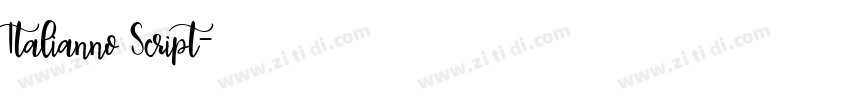 Italianno Script字体转换 Italianno Script字体转换